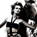 First pic of Toni Garrn sexy black-&-white mag scans