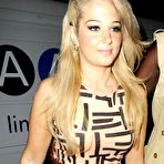 First pic of Tulisa Contostavlos arrives at the X Factor press launch
