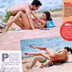 Fourth pic of Victoria Vanucci topless scans and on the beach paparazzi shots