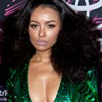 First pic of Kat Graham slight cleavage in green dress