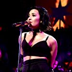Second pic of Demi Lovato sexy perfroms at Jingle Ball 2015