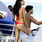 First pic of Madison Beer in red bikini in Miami