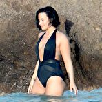 Fourth pic of Demi Lovato Wearing a swimsuit in St. Barts