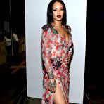 First pic of Rihanna in long see through dress
