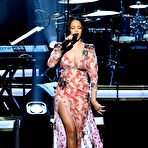 Third pic of Rihanna in long see through dress