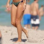First pic of Sylvie Meis in bikini at the beach in Miami