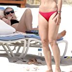 Third pic of Maria Sharapova in red bikini in Cabo