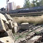 First pic of PinkFineArt | Blonde Pees Next2Railway from Got2Pee
