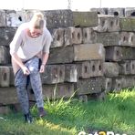 Third pic of PinkFineArt | Blonde Pees Next2Railway from Got2Pee