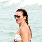 First pic of Katie Cassidy in bikini on a beach