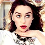Second pic of Emilia Clarke sexy and braless mag scans