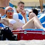 First pic of Jennifer Lopez sunbathing at the beach in Miami
