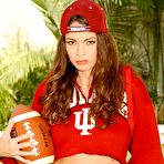 First pic of Avery Adams: Avery Adams loves playing football... - BabesAndStars.com