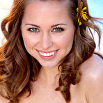 Second pic of Riley Reid Flashes Sunshine Smile and Perky Breasts in Yellow Bikini