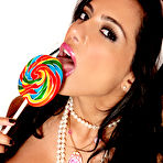 First pic of Lela Star Sweet Latina Pornstar Seduces with Candy