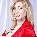 First pic of Nina Hartley Sexy Mature Pornstar Ravishing in Red Lingerie Wrap