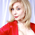 Second pic of Nina Hartley Sexy Mature Pornstar Ravishing in Red Lingerie Wrap