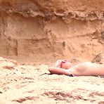 Second pic of PinkFineArt | Chloe Perv On The Beach from Beach Jerk