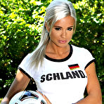 First pic of Delicious babe Ashley Bulgari playing football