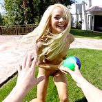 Second pic of Elsa Jean on POVD in Football Nympho