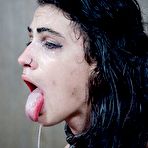 Third pic of SexPreviews - Lydia Black hot beauty locked bound in the perfect sub position mouth fucked