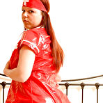 Second pic of Curvy juvenile lass Ruby stripped off off untamed nurse suit and.. at Young Pussy Pics