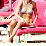 Third pic of Gwyneth Paltrow in gray bikini on the beach in Barbados