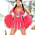 First pic of Slutry Ebony cheerleader with big tits spreads their way pussy lips.... at Young Ass Pics