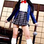 First pic of European cosplay enthusiast Adreena Winters teasing in schoolgirl..... at Young Ass Pics