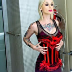 First pic of Tattooed blonde Emo darling Kleio Valentien can make every guy super horny.