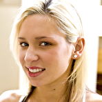 First pic of The charming looking blonde teen Kacey Jordan enjoys the exciting softcore posing