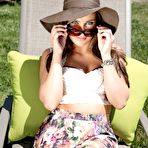 First pic of Curvy princess teal conrad getting naked outdoors at Teenage Pussy Pics