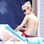 Second pic of Joanna Krupa caught topless at a pool