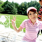 First pic of   Wealthy Karin Mizuno is having golf classes | JapanHDV