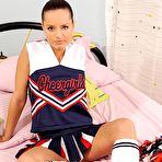 Second pic of Hot Cheerleader Striptease for You! free photos and videos on EuroTeenErotica.com