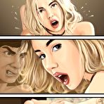Second pic of Sinful Comics || Charming Cuthbert and Alba enjoying deep anal sex