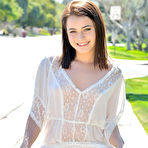 Second pic of Kylie FTV Sheer White Dress / Hotty Stop