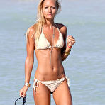First pic of Petra Benova caught in bikini on the beach