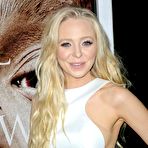 Second pic of Portia Doubleday side of boob at premiere