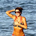 Third pic of Busty Rachel Uchitel sexy in bikini on the beach
