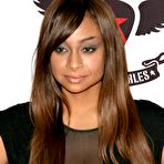 Fourth pic of Busty Raven Symone shows deep cleavage paparazzi shots