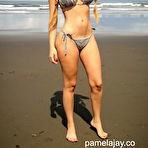 First pic of Pamela Jay String Bikini Posing - Bunny Lust