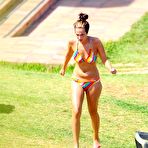 Third pic of Tulisa Contostavlos sexy in bikini paparazzi shots
