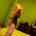 First pic of Horny MILF Janna Hicks Jerks Of StepSon After Catching Him Red Handed Wanking