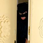 Fourth pic of Luna Corazon in Burglar XXX Alarm: A Black Babe’s Deep Throat Threesome