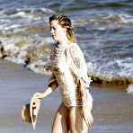 Second pic of Ireland Baldwin Topless And Sexy On The Beach In Malibu - Scandal Planet