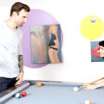 First pic of Olive Glass Fucks on Pool Table
