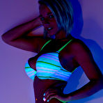 First pic of Nikki Sims Sexy Black Light - Bunny Lust