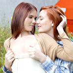Third pic of Lovenia Lux Teased by a Redhead