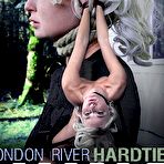 First pic of SexPreviews - London River curly blonde is bound exposed for toying and spanking